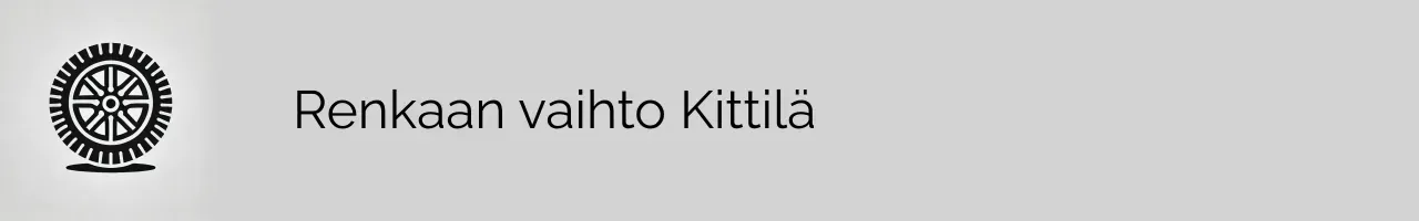 Renkaan vaihto Kittilä